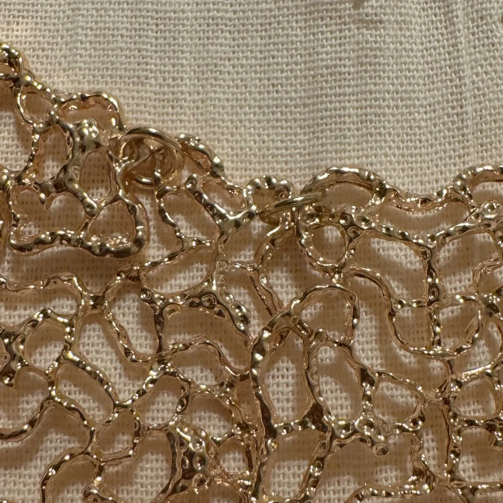 Amrita Singh Rose Gold Filigree Necklace